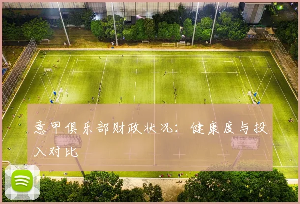 意甲俱乐部财政状况：健康度与投入对比